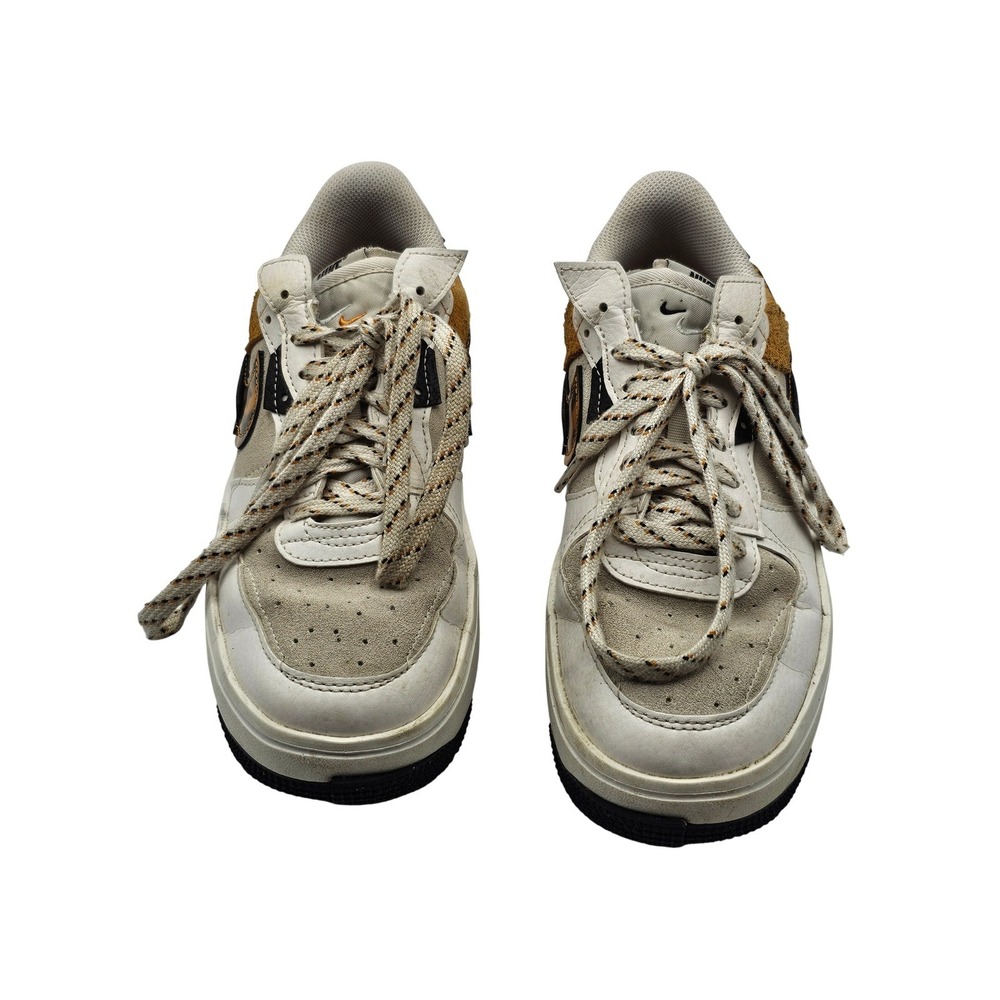 Nike Womens Air Force 1 Fontanka 7.5 Tortoise Shell Suede Leather - Picture 2 of 12